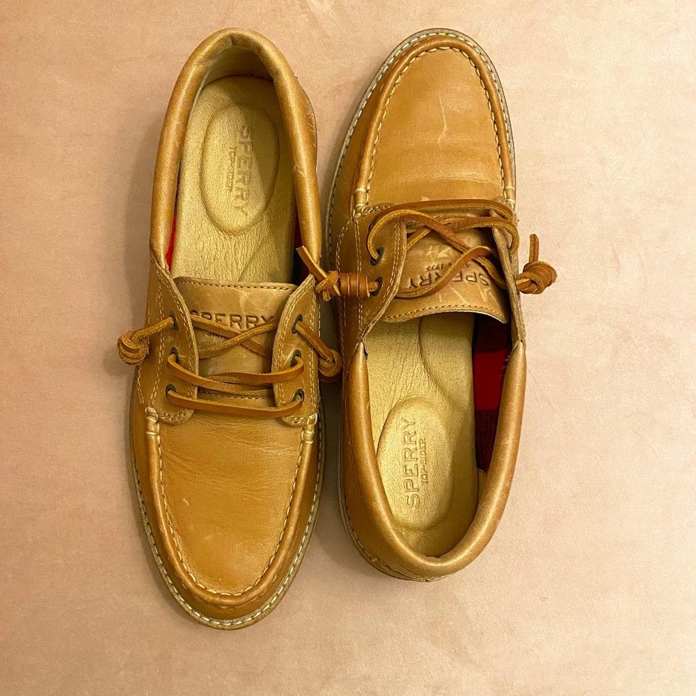 Sperry Boat Shoe, Size 8, Tan/Brown